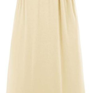 Alternative view of Women Wrap V Neck Short Sleeve Empire Pleated Waist Summer Casual Elegant Long Dress with Pockets