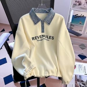 Alternative view of 2024 polo collar sweater women autumn and winter tops